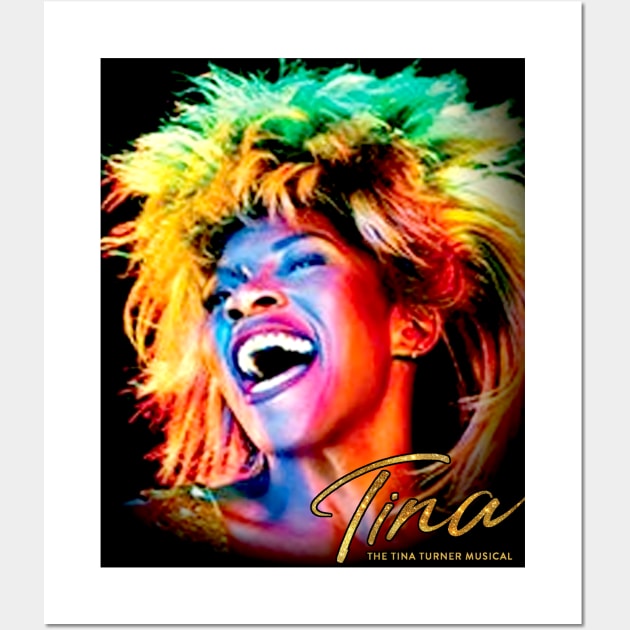 Tina Turner // The Queen of Rock RIP 1939 -2023 Wall Art by ZONA EVOLUTION